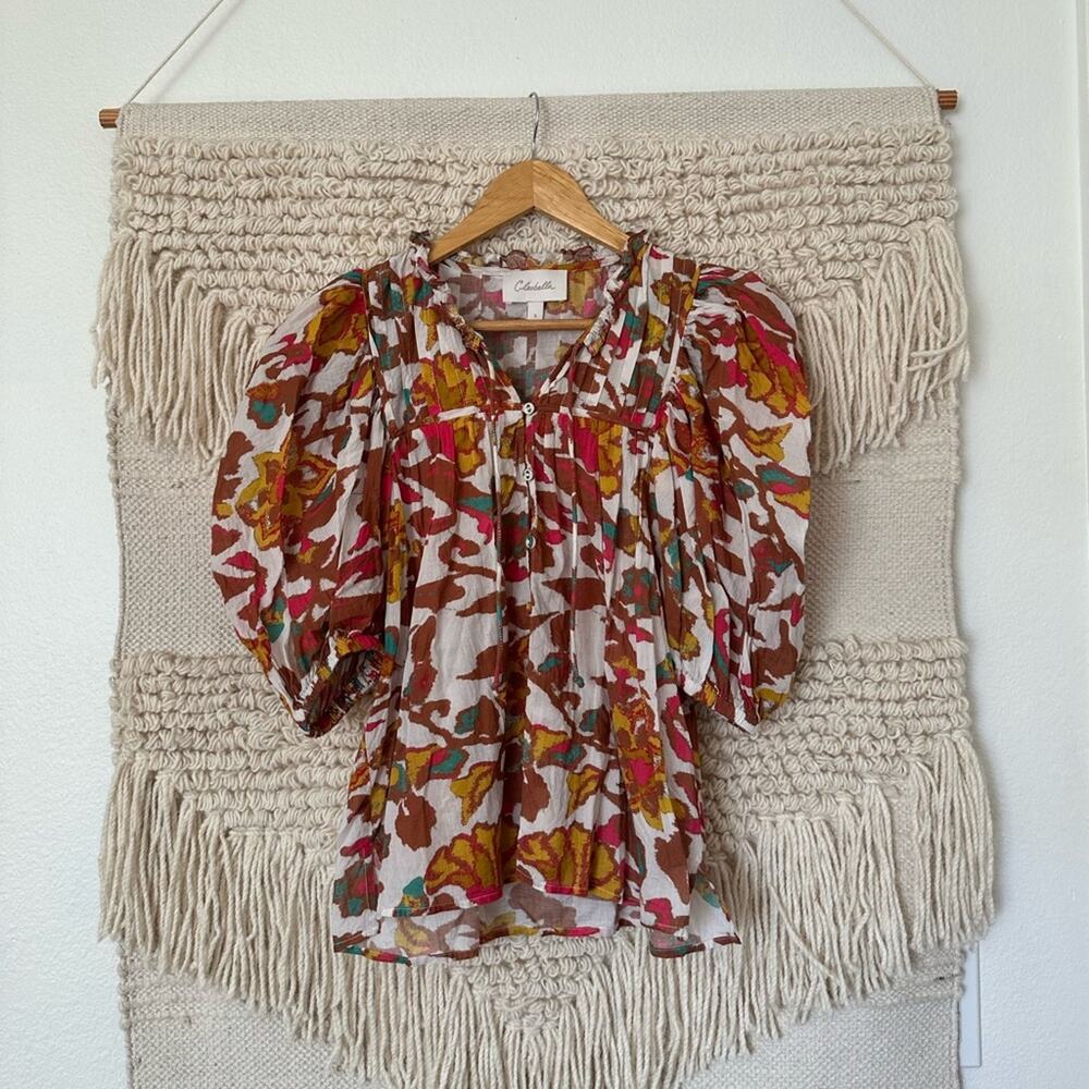 Cleobella Zola Puff Sleeve Blouse